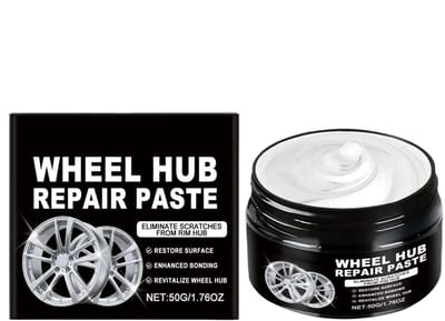 Velgen reparatieset - Chroom poetsmiddel - Velgen opknappen - Met spons - 50 gram