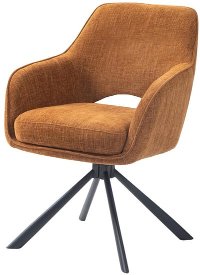 Nordic Home - Coleen armstoel - roestbruin