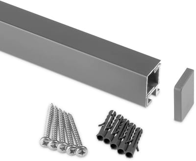 SOTECH Linero style rolhouder roestvrij staal look 3 etages 352 x 150 x 310 mm om in te hangen