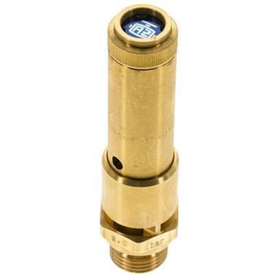 G 1/2'' Messing Vooringesteld Overdrukventiel 9.5 Bar DN 10 - SFL-B-10-9P5-012