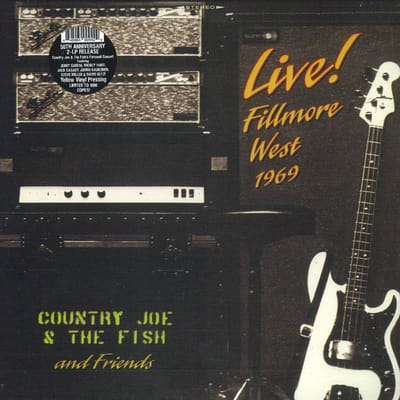 LP Plaat COUNTRY JOE & THE FISH - Live! Fillmore West 1969 RGM0942 Real Gone Music 2019 USA & Euro Rock gray