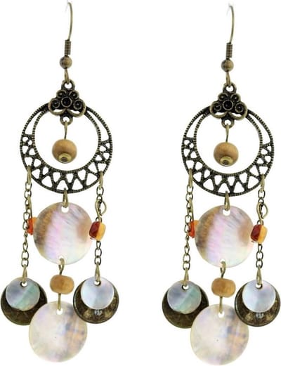 Behave - Oorhangers met schelpen - Bohemian stijl strandlook - Zomer