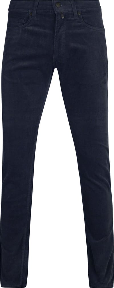 Pierre Cardin Broek Lyon Future Flex Corduroy Donkerblauw (navy) - Maat W 31 - L 30 - Heren - Jeans