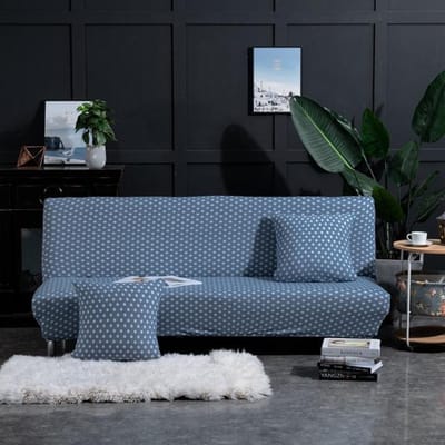 Housse de canapé extensible pliante grande élasticité housse de canapé pour canapé sans accoudoir housse pliante pour canapé-lit Copridivano Size S 120-155cm