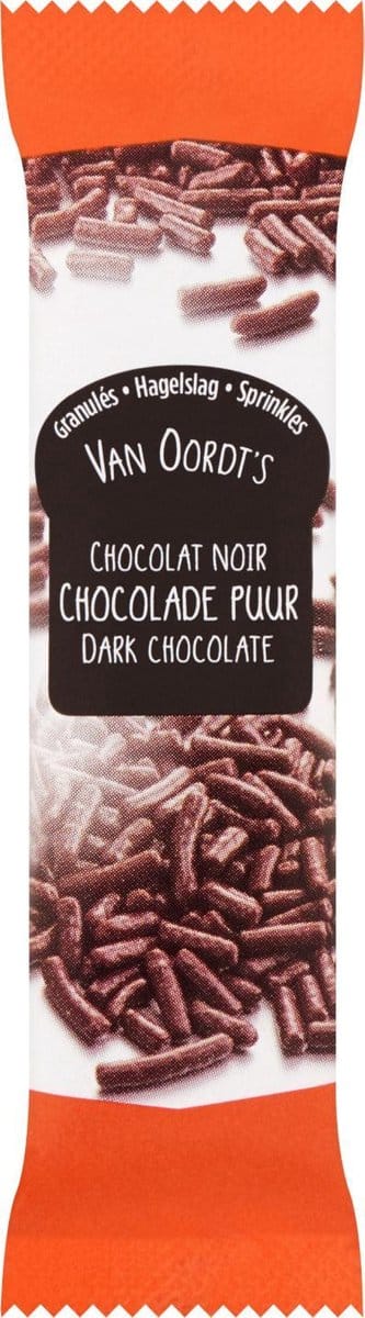 Van Oordt Hagelslag puur- Sticks Kleinverpakking - 300 x 10 gram