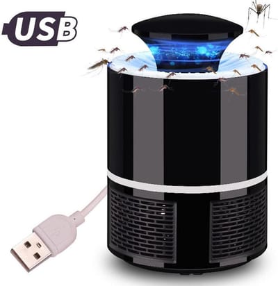 Insectenlamp - Muggen vanger - Muggen val - Anti Muggenlamp - Vliegenlamp - Muggen killer lamp – Zwart