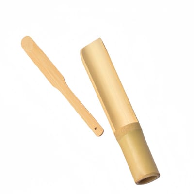 2 stuks - Garnalenpastavorm + garnalenpastaschraper - Bamboe garnalenpastavorm voor thuisgebruik - zoals afgebeeld