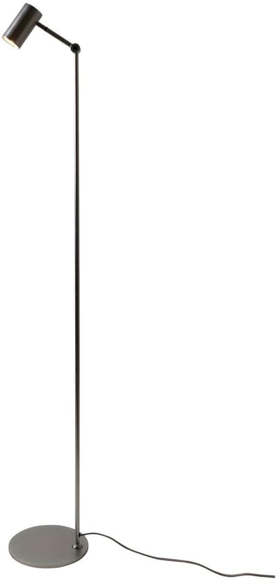 it's about RoMi Vloerlamp Montreux - Zilver - 22x22x134cm - Modern - Staande lampen voor Woonkamer - Slaapkamer