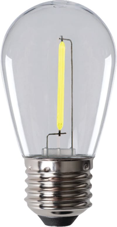 LED E27 ST45 Filament lamp - 0,9W - Groen - 75Lm - Geschikt voor prikkabel