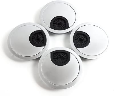 Kabelovergangset van 50mm voor kabelbeheer, kabelbox, kabelgoot en bureau-organisatie