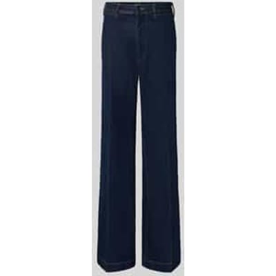 Wide & loose fit jeans van katoenmix