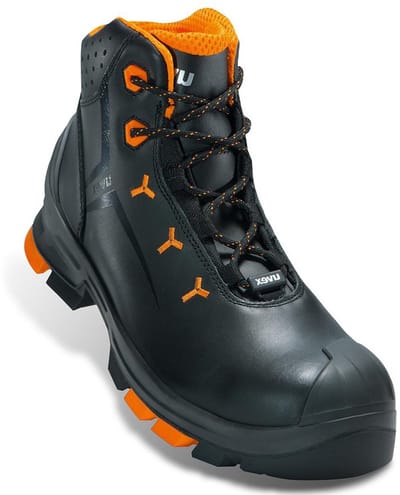 Uvex 2 Hoog 6503.2 S3 - Zwart/Oranje - 39