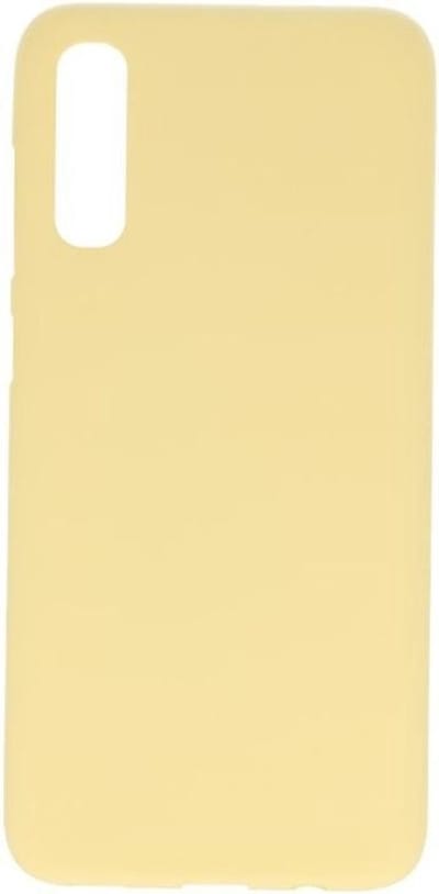 Hoesje Geschikt voor de Samsung Galaxy A30s - Backcover Color Telefoonhoesje - Geel
