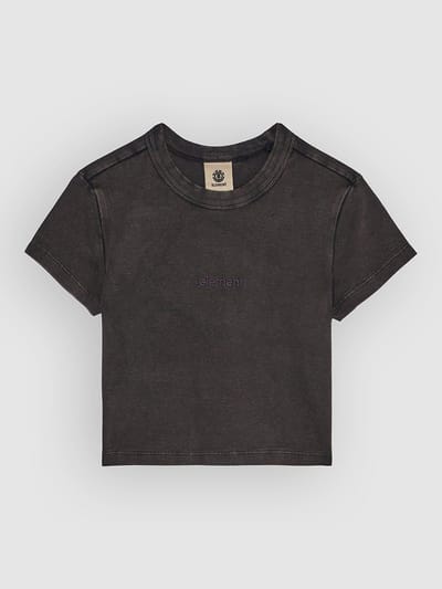 Element Lowcase Crop T-Shirt zwart