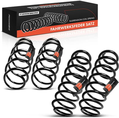 Frankberg 4x Veer Vooras Achteras voor Audi A2 8Z0