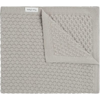Baby's Only Gebreide ledikantdeken - Baby deken Sky-Chunky - Dekentje voor jongens en meisjes - 0.7 TOG - 100x135 cm - Urban Taupe