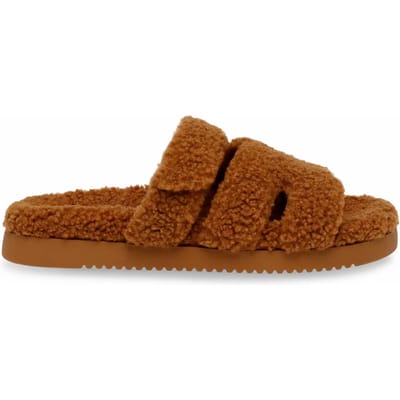 Steve Madden Missile-f Sandals Camel Maat: 36 | Slippers Outlet | Dames | Bruin