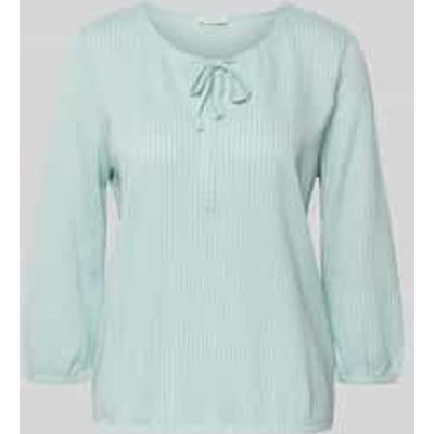 Tom Tailor - Blouse met streepjesmotief - Maat M - blue haze stripe