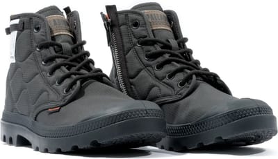 PALLADIUM Pampa Re-Quilted Unisex Laarzen Enkellaars Vegan 74386 Zwart