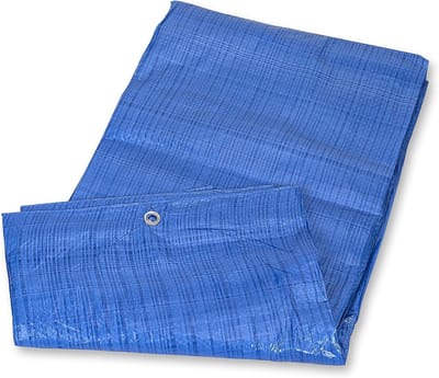 Waterdicht Dekzeil - Beschermend Zeil - Universele Bescherming - Schimmelbestendig & UV-beschermd - 4 x 5 Meter - Blauw