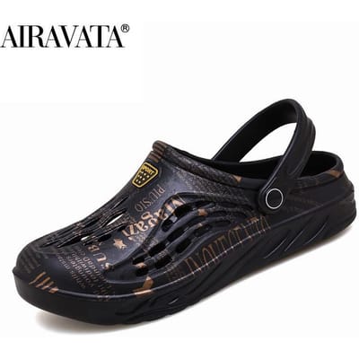 Dames Heren Casual klompen Ademende strandsandalen Valentijn Slippers Slippers Schoenen Thuisschoenen voor unisex 43 black