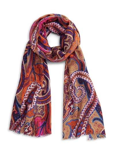 Sjaal kasjmier Van Peter Hahn multicolour