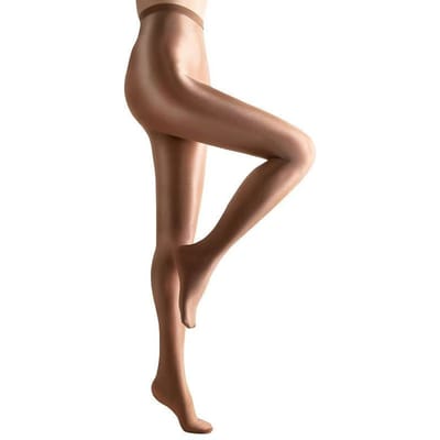 Pantalons de Yoga Sexy 70D Façonnant Collants Flash Leggings Femme Satin Huilé Brillant Collants Sous-vêtements Danseuse Chanteuse Bas Réfléchissants N One Size brown