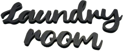 Wasruimte Bordje – Minimalistische Huisdecoratie & Organizing Wandtekst