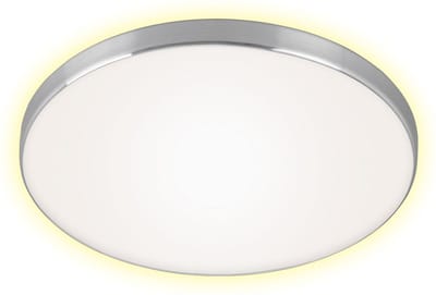 Briloner Leuchten Plafondlamp Backlighteffekt 18W LED plastic wit-alu