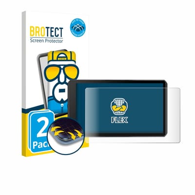 BROTECT - Screenprotector voor Garmin zumo XT2 / XT3 6" - Folie Beschermfolie transparant volledig dekking - 2 Stuks