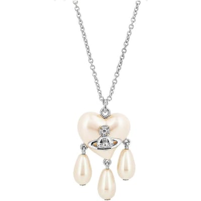 Vivienne Westwood 6301012t 02r107 Amaya Parelketting 6301012T 02R107 white