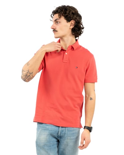 Tommy Hilfiger Polo korte mouw Rood 1985 REGULAR POLO MW0MW17770/XKS