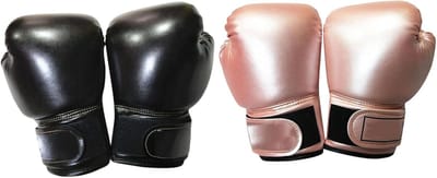 Kinder Bokshandschoenen - Vechtsport Handschoenen - Kickboksen Karate - Ademend Schokabsorberend - 23x14cm - Zwart