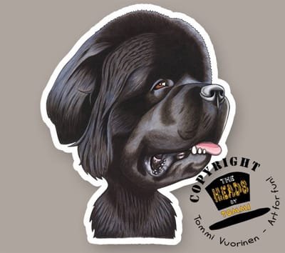 Magneet Hond Newfoundlander