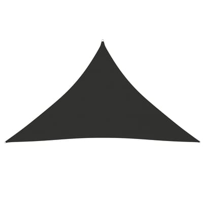vidaXL - Zonnescherm - driehoekig - 5x5x6 - m - oxford - stof - antracietkleurig
