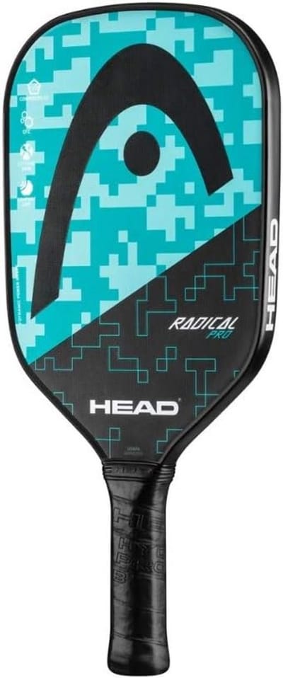 Pickleball Racket Glasvezel met Comfort Grip en High Spin - Ideaal voor Krachtspel