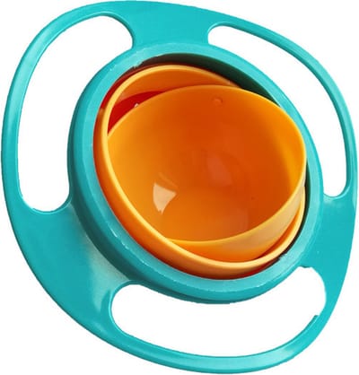 Hypify - Anti knoei bakje - Oranje Blauw - Veilig - Balans - BPA vrij