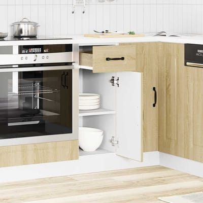 vidaXL - Onderkast - Kalmar - bewerkt - hout - sonoma - eikenkleurig
