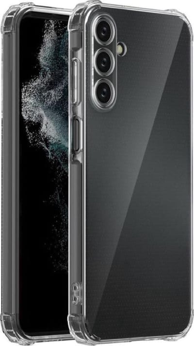 Anti shock Siliconen met Camera/Lens Bescherming Hoesje - Geschikt voor Samsung Galaxy A05s - Extra sterke hoeken back cover - Transparant