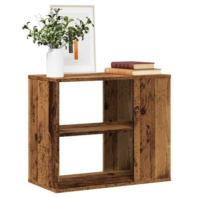 vidaXL - Bijzetkast - 60x30x50 - cm - bewerkt - hout - oud - houtkleurig