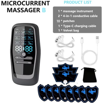 Elektrische Puls Massager TENS EMS Elektrische Zenuw Spier Stimulator Elektro Stimulator Lage Frequentie Lichaamsmassage Apparaat Shaping