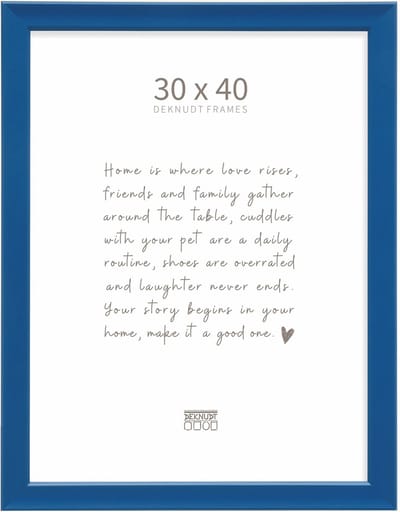 Deknudt Frames fotolijst S45YL6 - trendy blauw - voor foto 30x40 cm
