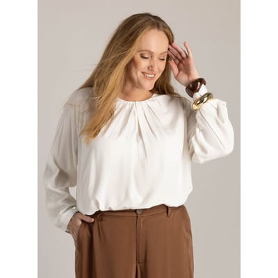 YEST CURVE Hazel Tops - Winter White - maat 3(52)