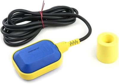 GELLDG 3m Kabel Wasserstandsregelaar - Rechthoekige Vlotter Schakelaar - IP65 Waterdicht, 0-65°C, AC 10(8A) 250V ~ 10(4A) 380V - Met Verstelbaar Contragewicht - Geschikt voor Wassertank en Schmutzwasserpompen - ABS Materiaal