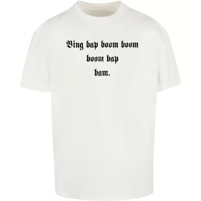 T-shirt oversized Upscale Bing Bab Boom Heavy