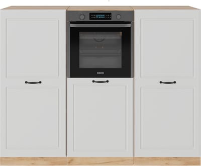 Vicco R-Line Keukenblok – 180 cm zonder werkblad Wit landhuis/gouden eik