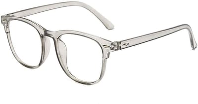 Blauwlichtfilter Bril - Volledig Frame Anti Oogvermoeidheid - Lichtgewicht - Transparant Grijs Frame - Voor Mannen en Vrouwen - Geschikt voor Lezen, Gamen, TV en Telefoongebruik