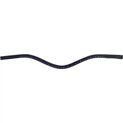 Horka Frontriem Horka Colori Black Zwart-blauw