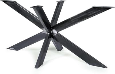 Tafelonderstel Metaal - Kruis Frame - Tafel Maken - Veelzijdig Kleuren - 150x83 cm - Industrieel