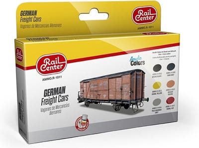 AMMO by Mig Jimenez Hobbyverf Acrylverf - MIG R1011 German Freight Cars - Acryl Set Verf set - 6x 17 ml